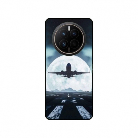 Husa personalizata tip carcasa HQPrint pentru Huawei Mate 50 Pro, model Moon Landing, multicolor, S1D1M0077