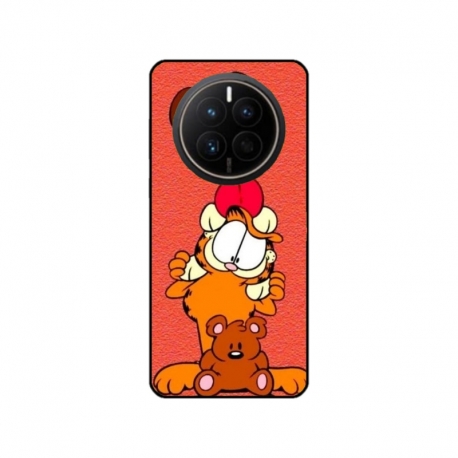Husa personalizata tip carcasa HQPrint pentru Huawei Mate 50 Pro, model Garfield, multicolor, S1D1M0085
