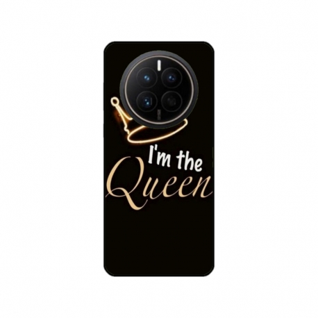 Husa personalizata tip carcasa HQPrint pentru Huawei Mate 50 Pro, model Im the Queen, multicolor, S1D1M0101