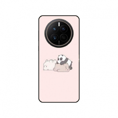 Husa personalizata tip carcasa HQPrint pentru Huawei Mate 50 Pro, model Bears 3, multicolor, S1D1M0115