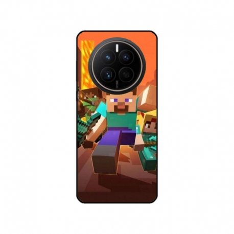 Husa personalizata tip carcasa HQPrint pentru Huawei Mate 50 Pro, model Minecraft 1, multicolor, S1D1M0125