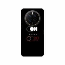 Husa personalizata tip carcasa HQPrint pentru Huawei Mate 50 Pro, model Phone On World Off, multicolor, S1D1M0131