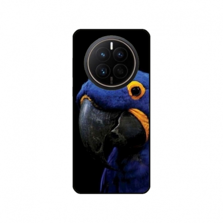 Husa personalizata tip carcasa HQPrint pentru Huawei Mate 50 Pro, model Blue Parrot, multicolor, S1D1M0145