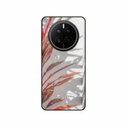 Husa personalizata tip carcasa HQPrint pentru Huawei Mate 50 Pro, model Leaf Design 4, multicolor, S1D1M0155