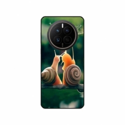 Husa personalizata tip carcasa HQPrint pentru Huawei Mate 50 Pro, model Snail, multicolor, S1D1M0231