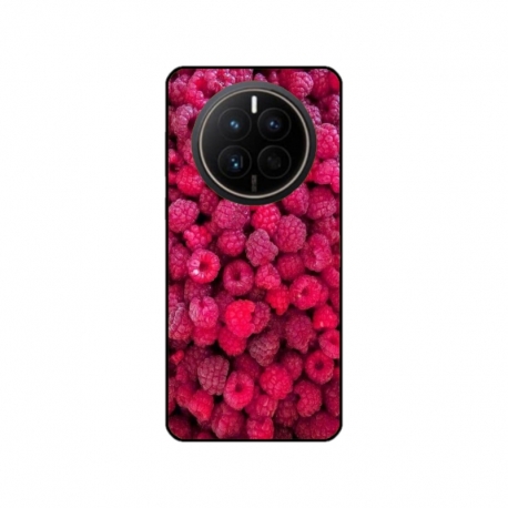 Husa personalizata tip carcasa HQPrint pentru Huawei Mate 50 Pro, model Zmeura, multicolor, S1D1M0234