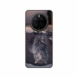 Husa personalizata tip carcasa HQPrint pentru Huawei Mate 50 Pro, model Tiger, multicolor, S1D1M0242
