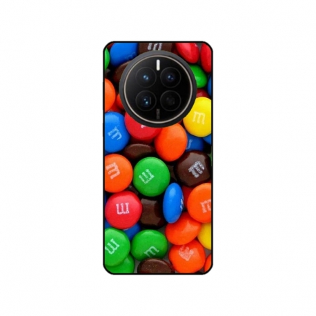Husa personalizata tip carcasa HQPrint pentru Huawei Mate 50 Pro, model MandM, multicolor, S1D1M0257