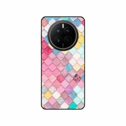 Husa personalizata tip carcasa HQPrint pentru Huawei Mate 50 Pro, model Color Scales, multicolor, S1D1M0258