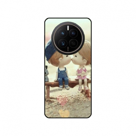 Husa personalizata tip carcasa HQPrint pentru Huawei Mate 50 Pro, model Kiss, multicolor, S1D1M0259