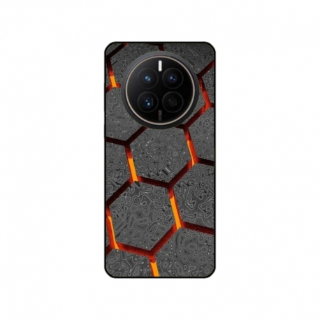 Husa personalizata tip carcasa HQPrint pentru Huawei Mate 50 Pro, model Lava Hex, multicolor, S1D1M0265