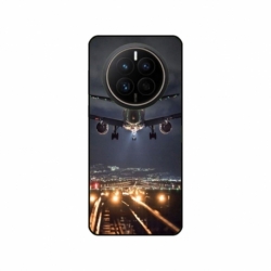 Husa personalizata tip carcasa HQPrint pentru Huawei Mate 50 Pro, model Airplane Landing, multicolor, S1D1M0266