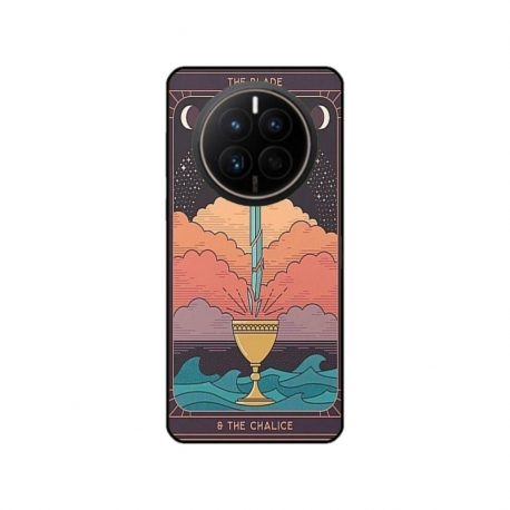 Husa personalizata tip carcasa HQPrint pentru Huawei Mate 50 Pro, model Tarrot, multicolor, S1D1M0267