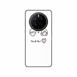 Husa personalizata tip carcasa HQPrint pentru Huawei Mate 50 Pro, model You and Me, multicolor, S1D1M0274