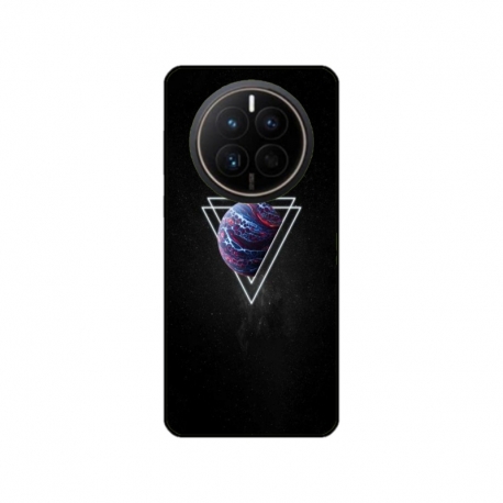 Husa personalizata tip carcasa HQPrint pentru Huawei Mate 50 Pro, model Triangle Planet, multicolor, S1D1M0278