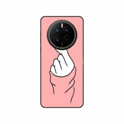 Husa personalizata tip carcasa HQPrint pentru Huawei Mate 50 Pro, model Heart Snap, multicolor, S1D1M0285