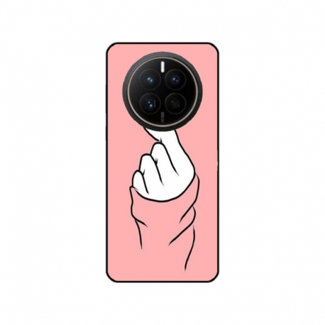 Husa personalizata tip carcasa HQPrint pentru Huawei Mate 50 Pro, model Heart Snap, multicolor, S1D1M0285