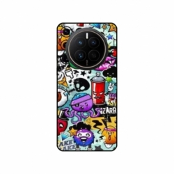 Husa personalizata tip carcasa HQPrint pentru Huawei Mate 50 Pro, model Grafitti, multicolor, S1D1M0289
