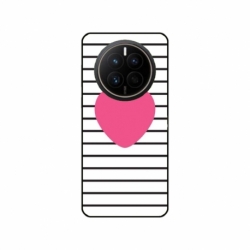 Husa personalizata tip carcasa HQPrint pentru Huawei Mate 50 Pro, model Heart, multicolor, S1D1M0291