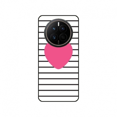Husa personalizata tip carcasa HQPrint pentru Huawei Mate 50 Pro, model Heart, multicolor, S1D1M0291