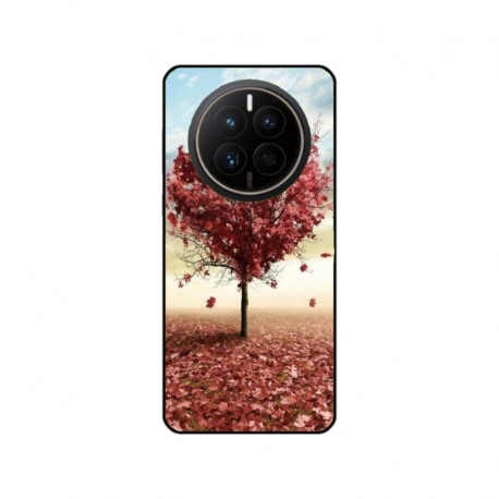 Husa personalizata tip carcasa HQPrint pentru Huawei Mate 50 Pro, model Heart Tree, multicolor, S1D1M0293