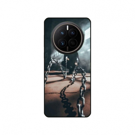 Husa personalizata tip carcasa HQPrint pentru Huawei Mate 50 Pro, model Chain Man, multicolor, S1D1M0296