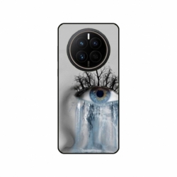 Husa personalizata tip carcasa HQPrint pentru Huawei Mate 50 Pro, model Teary Eye, multicolor, S1D1M0307