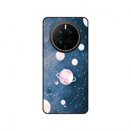 Husa personalizata tip carcasa HQPrint pentru Huawei Mate 50 Pro, model Solar System, multicolor, S1D1M0313