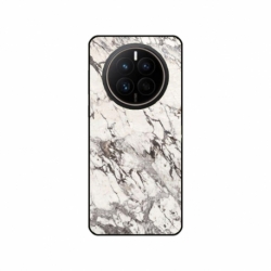 Husa personalizata tip carcasa HQPrint pentru Huawei Mate 50 Pro, model White Marble, multicolor, S1D1M0325