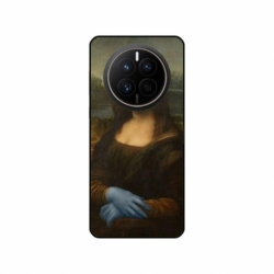 Husa personalizata tip carcasa HQPrint pentru Huawei Mate 50 Pro, model Covid Mona Lisa, multicolor, S1D1M0327