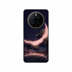 Husa personalizata tip carcasa HQPrint pentru Huawei Mate 50 Pro, model Moon in the Trees, multicolor, S1D1M0331