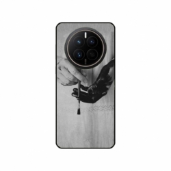Husa personalizata tip carcasa HQPrint pentru Huawei Mate 50 Pro, model Black Paint, multicolor, S1D1M0336