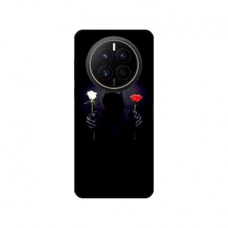 Husa personalizata tip carcasa HQPrint pentru Huawei Mate 50 Pro, model Choose Rose, multicolor, S1D1M0343