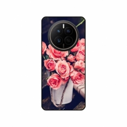 Husa personalizata tip carcasa HQPrint pentru Huawei Mate 50 Pro, model Flowers 22, multicolor, S1D1M0379
