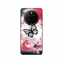 Husa personalizata tip carcasa HQPrint pentru Huawei Mate 50 Pro, model Butterfly 8, multicolor, S1D1M0380