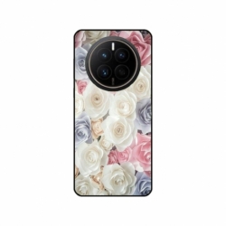 Husa personalizata tip carcasa HQPrint pentru Huawei Mate 50 Pro, model Flowers 23, multicolor, S1D1M0385