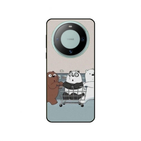 Husa personalizata tip carcasa HQPrint pentru Huawei Mate 60 Pro, model Bears 1, multicolor, S1D1M0003