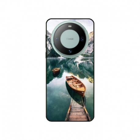 Husa personalizata tip carcasa HQPrint pentru Huawei Mate 60 Pro, model Boats, multicolor, S1D1M0024