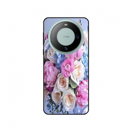 Husa personalizata tip carcasa HQPrint pentru Huawei Mate 60 Pro, model Flowers 1, multicolor, S1D1M0026
