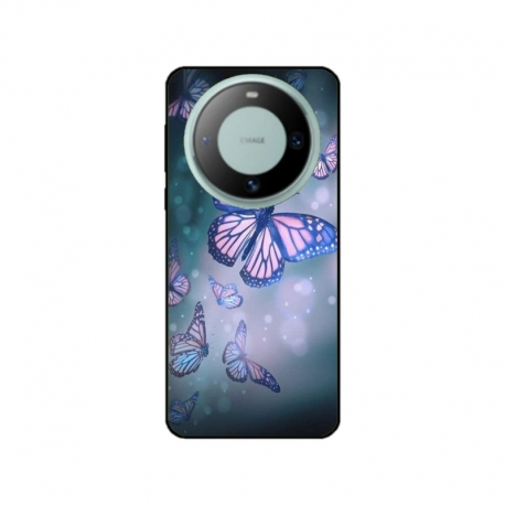 Husa personalizata tip carcasa HQPrint pentru Huawei Mate 60 Pro, model Butterfly 1, multicolor, S1D1M0028