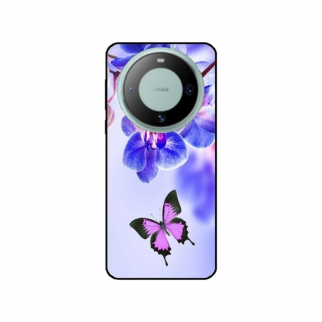 Husa personalizata tip carcasa HQPrint pentru Huawei Mate 60 Pro, model Butterfly 2, multicolor, S1D1M0029