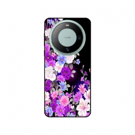 Husa personalizata tip carcasa HQPrint pentru Huawei Mate 60 Pro, model Flowers 3, multicolor, S1D1M0039
