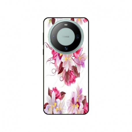 Husa personalizata tip carcasa HQPrint pentru Huawei Mate 60 Pro, model Flowers 4, multicolor, S1D1M0040