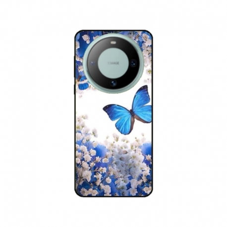 Husa personalizata tip carcasa HQPrint pentru Huawei Mate 60 Pro, model Butterfly 4, multicolor, S1D1M0041