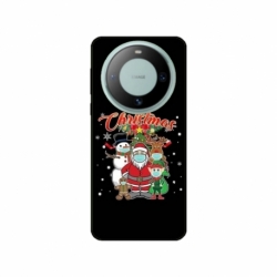 Husa personalizata tip carcasa HQPrint pentru Huawei Mate 60 Pro, model Covid Christmas, multicolor, S1D1M0054