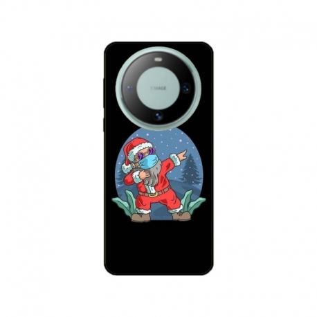 Husa personalizata tip carcasa HQPrint pentru Huawei Mate 60 Pro, model Covid Santa, multicolor, S1D1M0055