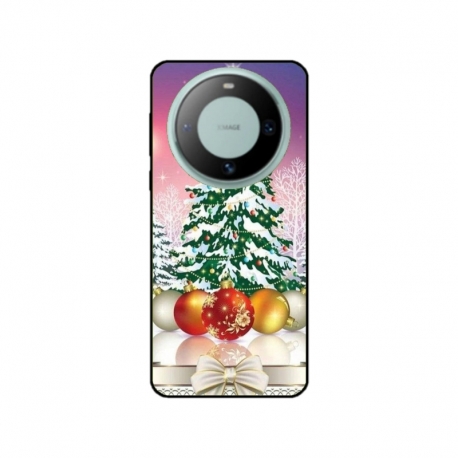 Husa personalizata tip carcasa HQPrint pentru Huawei Mate 60 Pro, model Christmas Tree 1, multicolor, S1D1M0057
