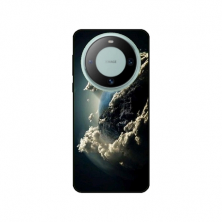 Husa personalizata tip carcasa HQPrint pentru Huawei Mate 60 Pro, model Cloudy Earth, multicolor, S1D1M0067
