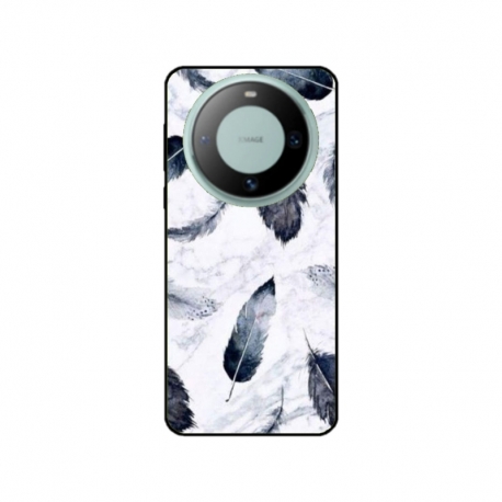 Husa personalizata tip carcasa HQPrint pentru Huawei Mate 60 Pro, model Leaf Design 2, multicolor, S1D1M0071