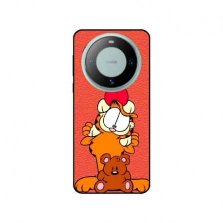 Husa personalizata tip carcasa HQPrint pentru Huawei Mate 60 Pro, model Garfield, multicolor, S1D1M0085